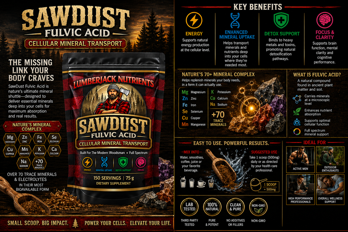 SawDust Fulvic Acid