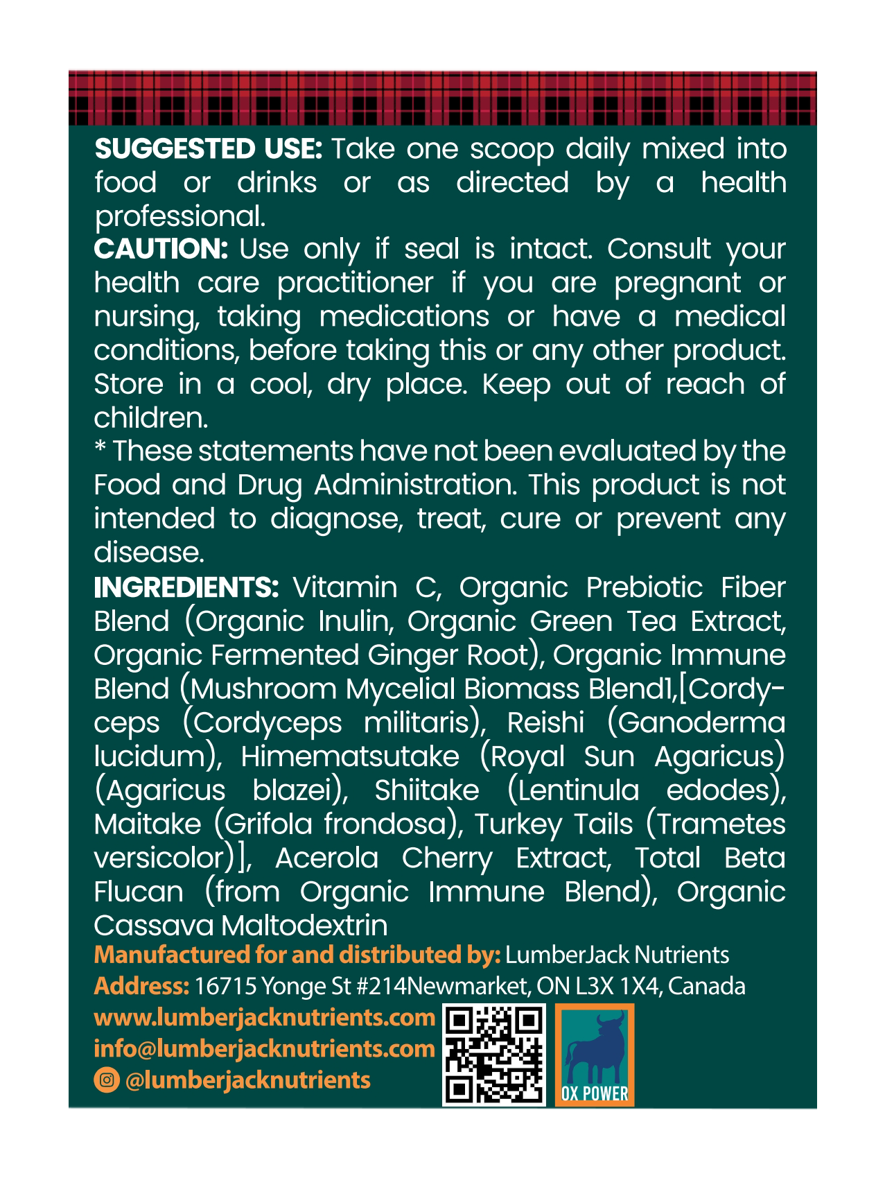FERMENTED FOREST FUNGI - Vitality Formula
