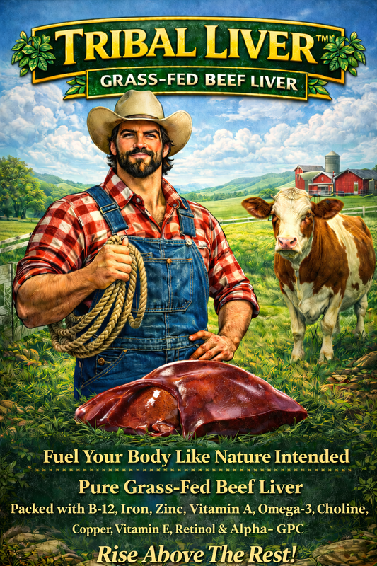 TRIBAL LIVER - Grass Fed Desiccated Beef Liver Capsules