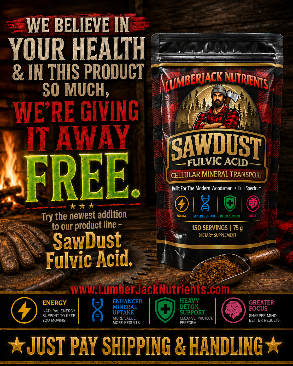 SawDust Fulvic  Acid