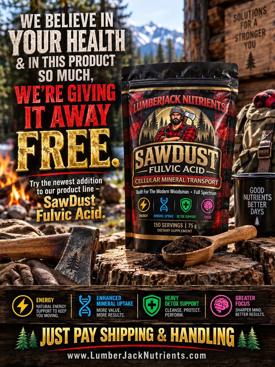 SawDust Fulvic  Acid