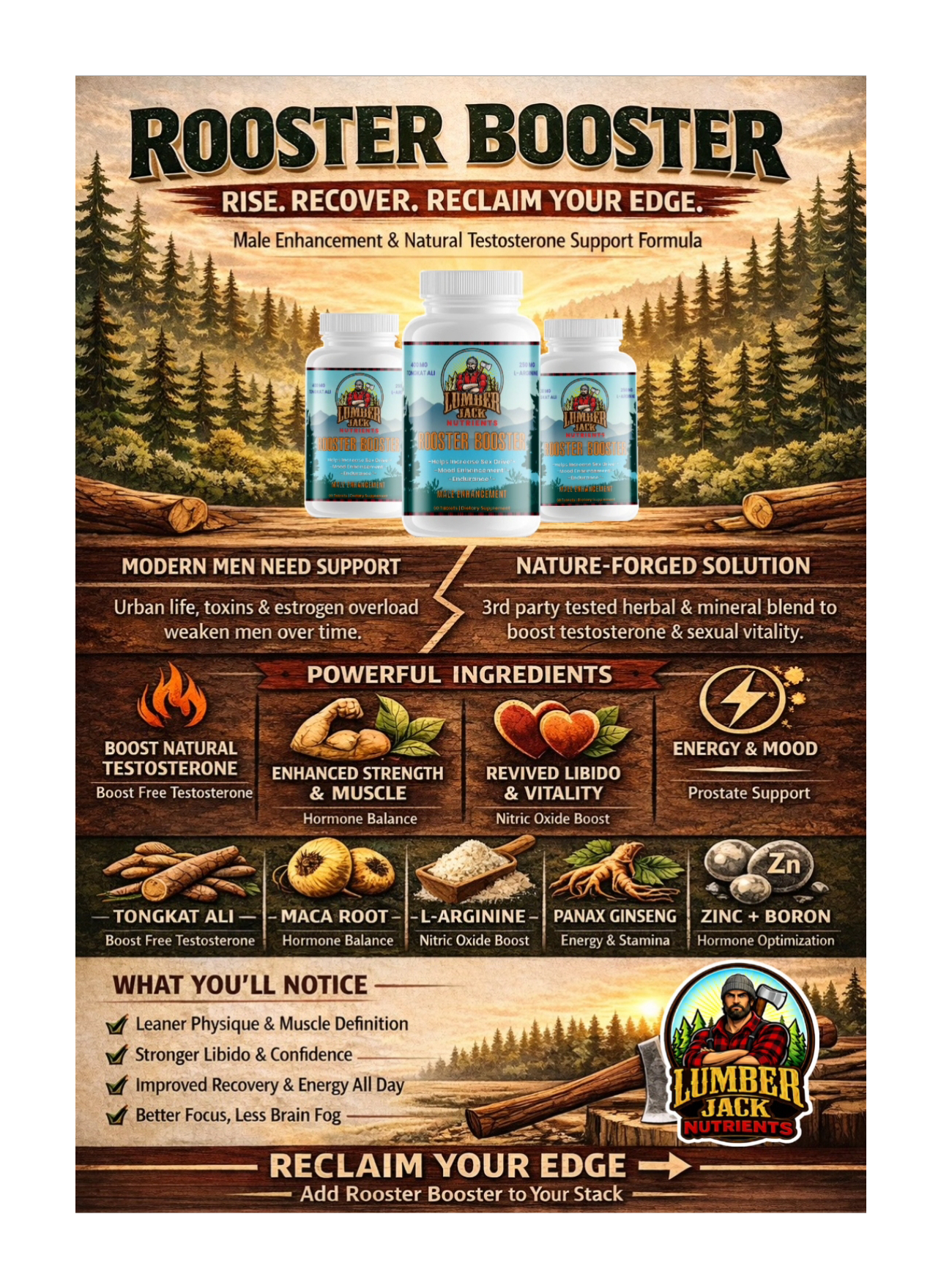 ROOSTER BOOSTER - Male Enhancement Formula